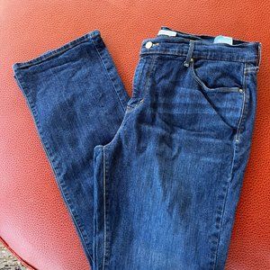 Vintage Levi’s 505 Jeans Straight Fit Women Size 16L Blue Denim Dark Wash